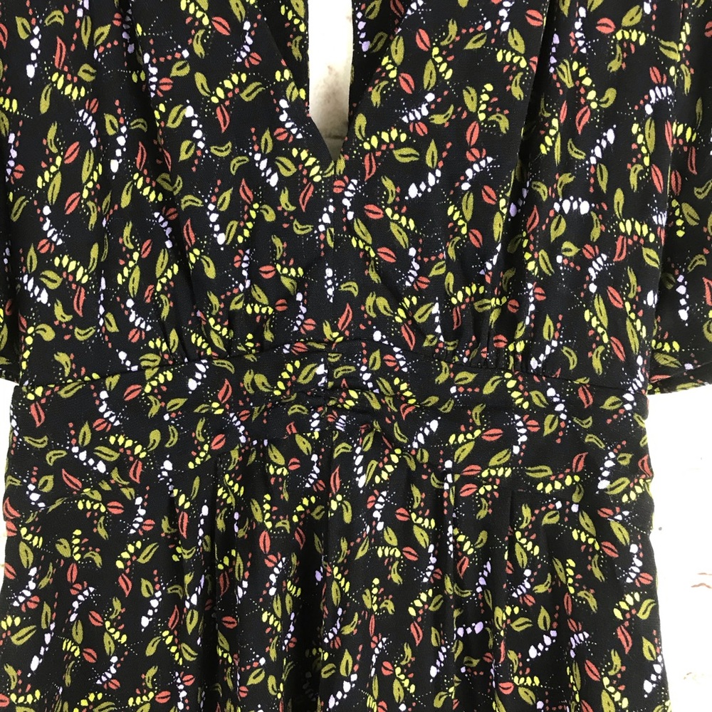 NEW Free People Romper Size 2 Women Black Comb - Picture 5 of 8